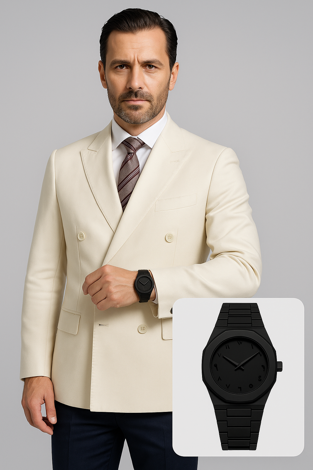 Arabic Aura Black Edition Watch